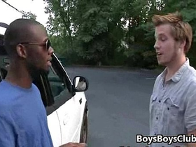 Black on boys - black muscular dude fuck white skinny gay boy 24